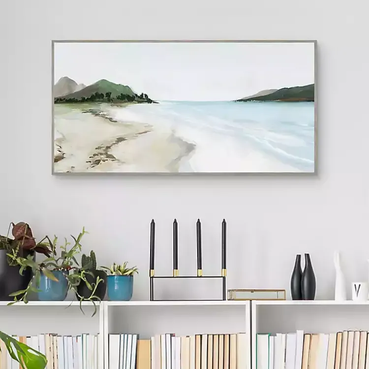 Kirklands Home Kiss From A Wave Framed Wall Art Hot