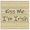 St Patricks Day Decorations>Kirklands Home Kiss Me I'm Irish Wood Pallet Art Print