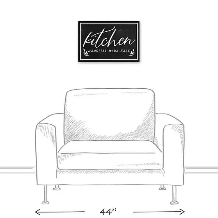 Kirklands Home Kitchen Memories Canvas Wall Plaque