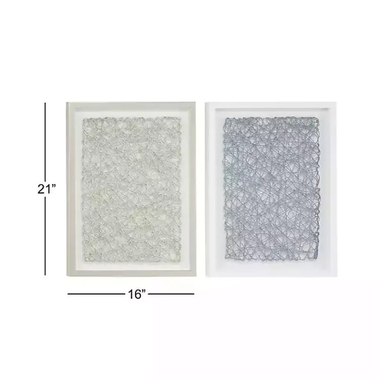 Kirklands Home Knotted String 2-pc. Shadow Box Set Discount