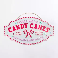 Christmas Art & Wall Decor>Kirklands Home Kringle Candy Co Christmas Wall Plaque