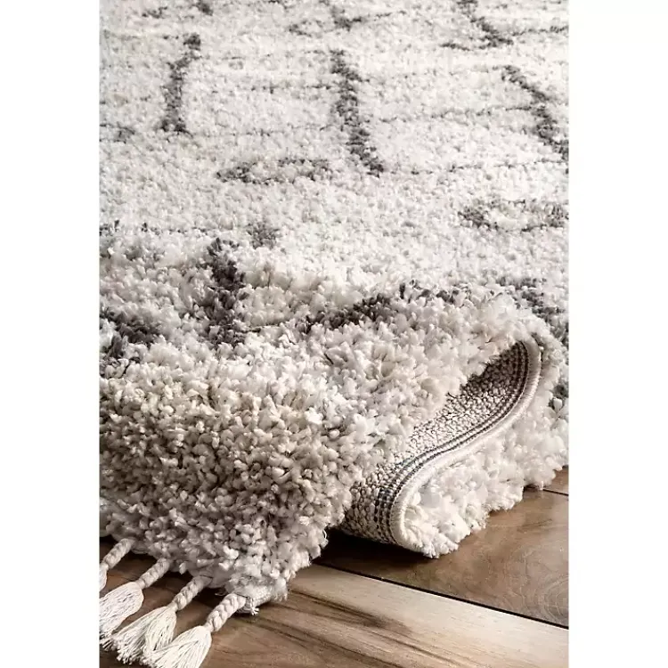 Kirklands Home Kristi Shag Transitional Area Rug, 5x7 New