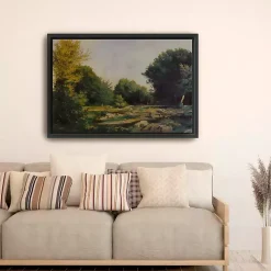 Kirklands Home La Clairiere Framed Canvas Art Print, 32x48 Sale