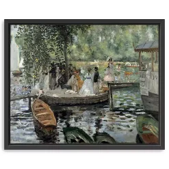 Kirklands Home La Grenouillère Framed Canvas Art Print, 26x32 Sale