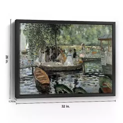 Kirklands Home La Grenouillère Framed Canvas Art Print, 26x32 Sale