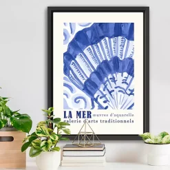 Kirklands Home La Mer Poster II Framed Canvas Art Print Online