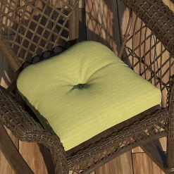Kirklands Home La Playa Lime Outdoor Chair Cushion Green Best