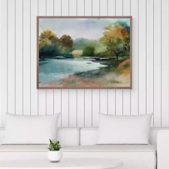 Kirklands Home Lacu II Framed Canvas Art Print Best