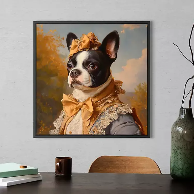 Kirklands Home Lady Philippa Poshpaws Framed Art Print Multi Discount