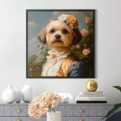 Kirklands Home Lady Rosalind Ribbonshire Framed Art Print Multi Outlet