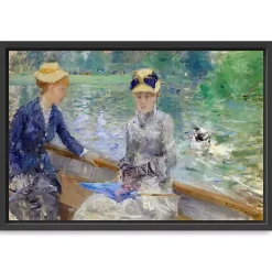 Kirklands Home Lake in the Bois De Boulogne Framed Canvas Print Multi Clearance