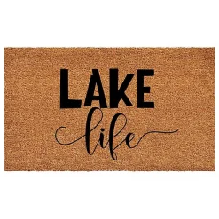Kirklands Home Lake Life Script Doormat