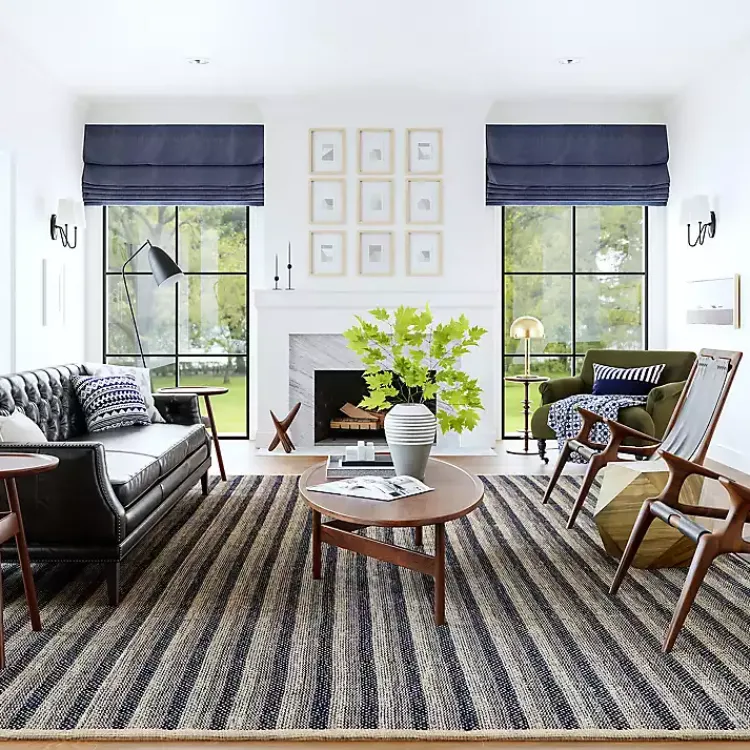 Kirklands Home Lake Striped Emily Henderson x RugsUSA Rug, 9x12