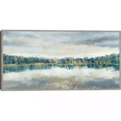Kirklands Home Lakeside Luxe Framed Canvas Art Print
