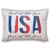 Kirklands Home Land of the Free Indoor/Outdoor Lumbar Pillow Sale