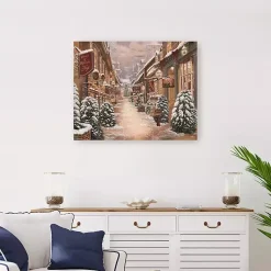 Christmas Art & Wall Decor>Kirklands Home Land of Wonder Canvas Art Print Brown