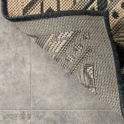 Kirklands Home Landy Dark Gray Aztec Outdoor Rug, 8x10 Online