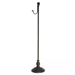 Wreaths>Kirklands Home Large Iron Wreath Stand, 28 in. Black