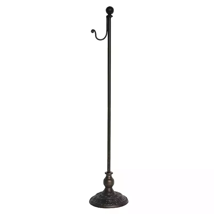 Wreaths>Kirklands Home Large Iron Wreath Stand, 28 in. Black