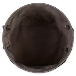 Baskets & Boxes>Kirklands Home Large Black Paw Patch Stripe Round Pet Basket