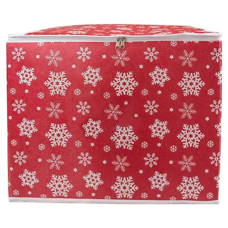 Seasonal Storage>Kirklands Home Large Snowflake Ornament Storage Box