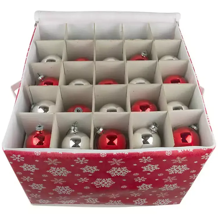 Seasonal Storage>Kirklands Home Large Snowflake Ornament Storage Box