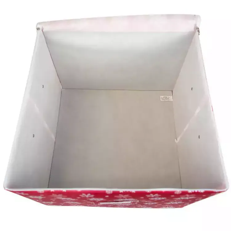 Seasonal Storage>Kirklands Home Large Snowflake Ornament Storage Box