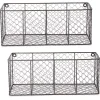 Kirklands Home Large Wall Hanging Chicken Wire Baskets, Set of 2 Best