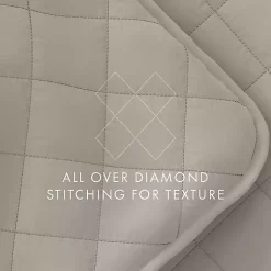 Kirklands Home Latte Stitched Diamond 2-pc. Twin Quilt Set Tan Discount