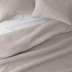 Kirklands Home Latte Stitched Stripes 3-pc. King Quilt Set Tan Hot