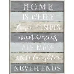 Kirklands Home Laughter Never Ends Framed Canvas Art Print Outlet