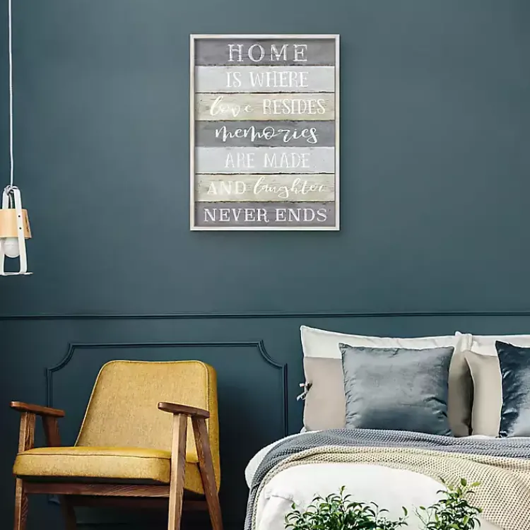 Kirklands Home Laughter Never Ends Framed Canvas Art Print Outlet