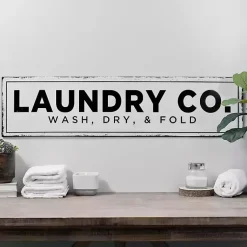 Kirklands Home Laundry Co. Metal Wall Plaque Best