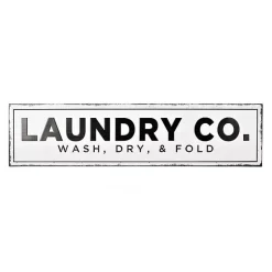 Kirklands Home Laundry Co. Metal Wall Plaque Best