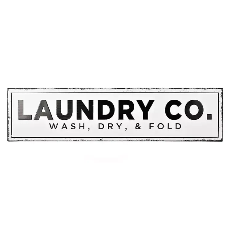 Kirklands Home Laundry Co. Metal Wall Plaque Best