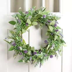 Wreaths>Kirklands Home Lavender and Eucalyptus Wreath