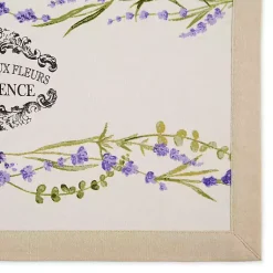 Kirklands Home Lavender Garland Cotton Placemats, Set of 4 Clearance