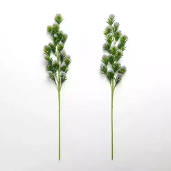 Stems & Bouquets>Kirklands Home Lavender Thistle Flower Stems, Set of 2