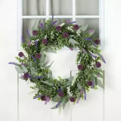 Wreaths>Kirklands Home Lavender with White Berry Wreath