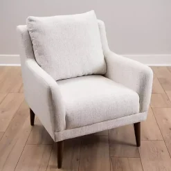 Kirklands Home Layla Vanilla Speckle Armchair Ivory Discount