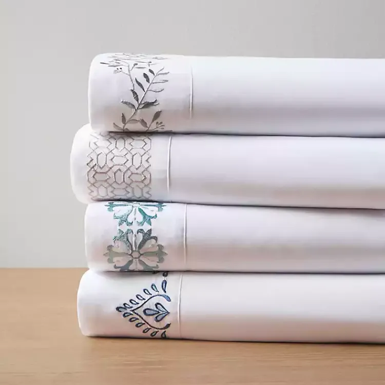 Kirklands Home Leafy Vine Hem Microfiber 4-pc. Full Sheet Set Online