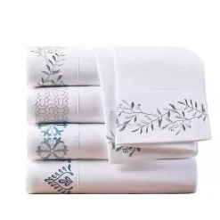 Kirklands Home Leafy Vine Hem Microfiber 4-pc. Full Sheet Set Online