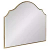Kirklands Home Leanna Gold Arched Frame Mirror New