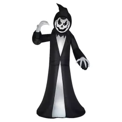 Halloween>Kirklands Home LED Animated Reaper Halloween Inflatable, 9.5 ft.