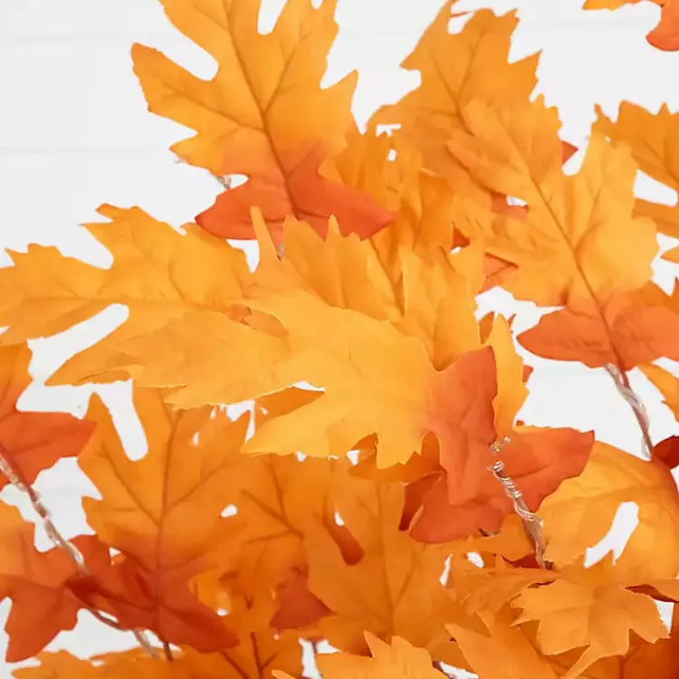 Fall>Kirklands Home LED Autumn Maple Tree, 6 ft. Orange