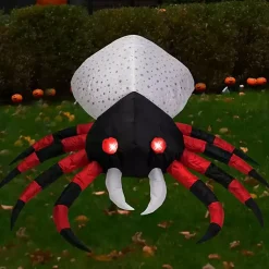 Halloween>Kirklands Home LED Chill & Thrill Spider Outdoor Inflatable