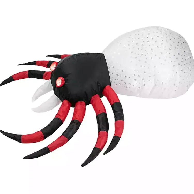 Halloween>Kirklands Home LED Chill & Thrill Spider Outdoor Inflatable