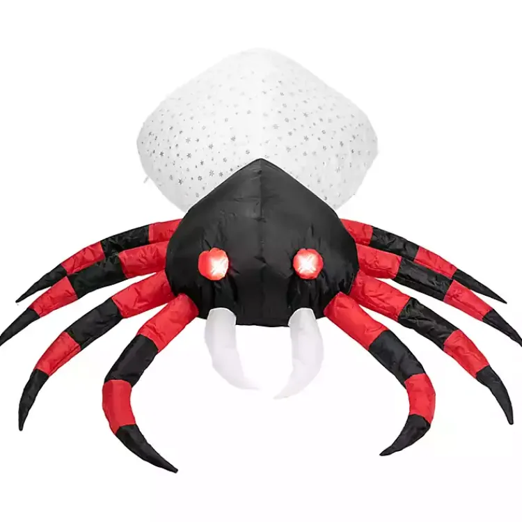 Halloween>Kirklands Home LED Chill & Thrill Spider Outdoor Inflatable