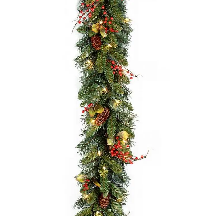 Christmas Arrangements & Garland>Kirklands Home LED Classic Collection Christmas Garland