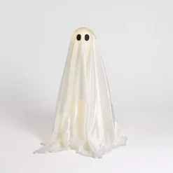 Halloween>Kirklands Home LED Fabric Ghost Decoration, 30 in. White